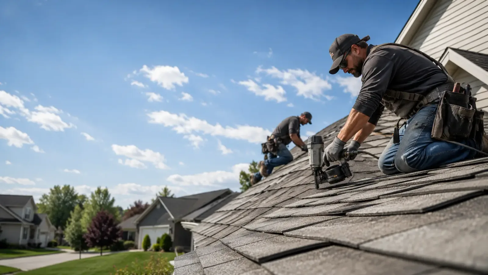 Storm Damage Roof Repair in Bingham, IL near me